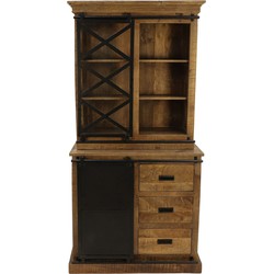 HSM Collection HSM - -Vitrinekast Melbourne 2 Deur