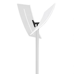 HELL Evolo CCT LED vloerlamp met leeslampje wit/zwart