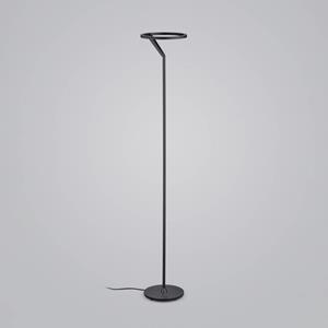 Helestra Elara LED vloerlamp down dimbaar zwart