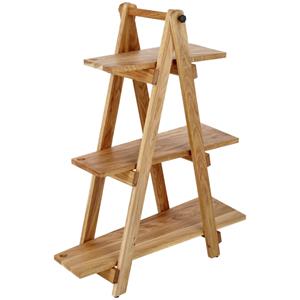 Vega Etagère Pollino inclusief inzetplaten; 83x98x32 cm (BxHxD); eiken