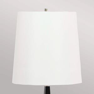 ELSTEAD Vloerlamp Ascent, zwart, kap wit