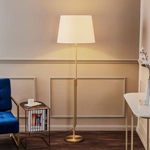 Rothfels Phelandis vloerlamp dimmer messing