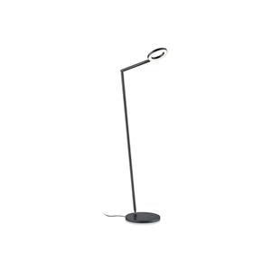 Knapstein LED vloerlamp Tessa-S, zwart, CCT, gebarenbediening