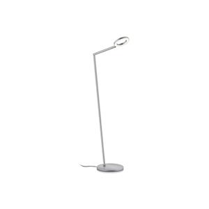 Knapstein LED vloerlamp Tessa-S, mat nikkel, CCT, gebarenbediening