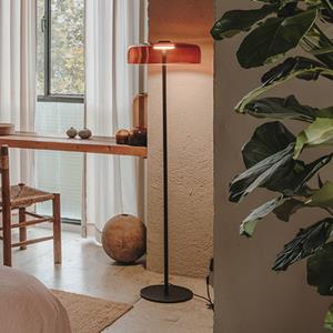 LEDS-C4 LED vloerlamp Levels 1-laags, amber, glas, CCT