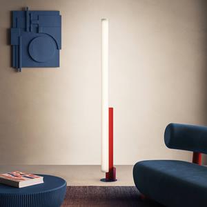 Kdln LED vloerlamp Model T, kleurrijk, hoogte 185 cm, dimmer