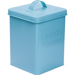QUVIO Waspoeder box - Metaal - Blauw