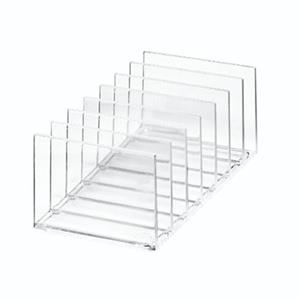 IDesign  Make-up Palet Organizer, 20.3 x 10.2 x 7.6 cm, Transparant -