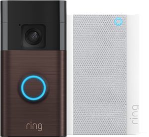 Ring Battery Video Doorbell Brons + Chime Pro