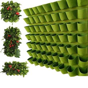 Bea Beatrice Groene verticale hangende tuinplantenbak bloempotten tas muurbevestiging hangend Large