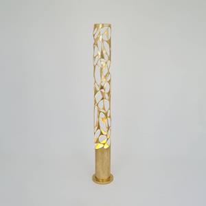 Holländer Vloerlamp Talismano, goudkleurig, hoogte 176 cm, ijzer