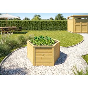WEKA Element Verhoogd Bed 6-hoek 669 21 Mm 124x143cm