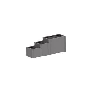 Biohort Modulaire Plantenbakken Davinci3 Kwartsgrijs Metallic