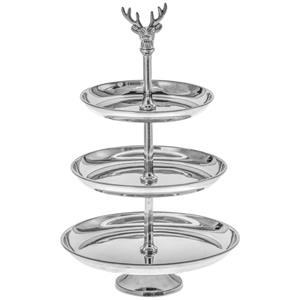 Vega Etagère Sule; 22.5x26.3x48 cm (LxBxH); zilver