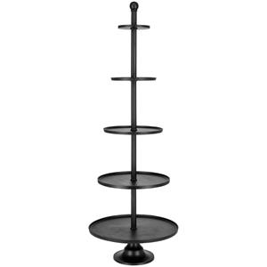 Vega Etagère Edita; 60x170 cm (ØxH); zwart