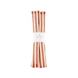 Sissy-Boy Set van 2 oranje gestreepte placemats-2st.