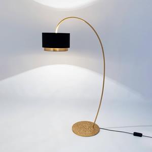 Holländer Vloerlamp Meteor, goudkleurig, hoogte 169 cm, ijzer