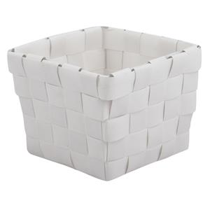 MSV Opbergmandje 10x10cm Wit