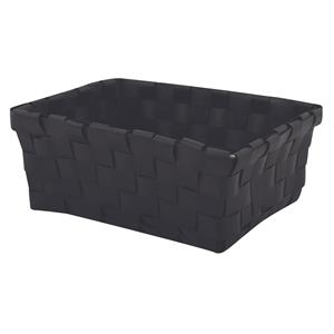 MSV Opbergmandje 14x19cm Zwart