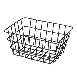 Wenko Draadmand Viana 18x25x12cm Zwart Mat