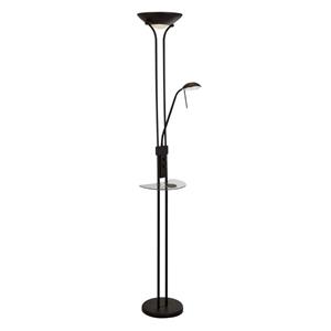 Searchlight LED vloerlamp Moeder & Kind, zwart, laadoppervlak, dimbaar
