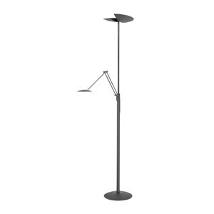 Highlight LED vloerlamp New Sapporo, zwart, 183 cm metaal Dimmer CCT