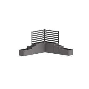 Biohort Modulaire Plantenbakken Davinci1 Kwartsgrijs Metallic