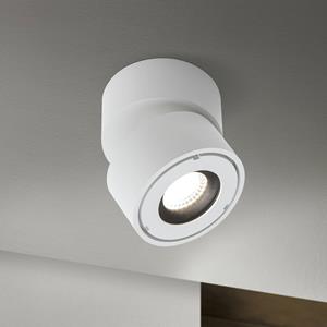 Orion Harvey buitenspot LED, wit, Ø 10 cm, gegoten aluminium