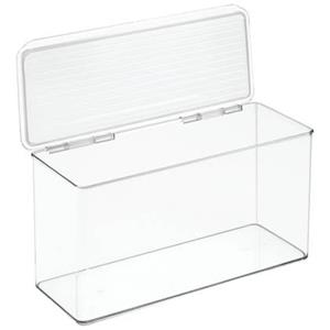 IDesign  Opbergbox met Deksel, 34.3 x 14.6 x 17.8 cm, Stapelbaar, Kun