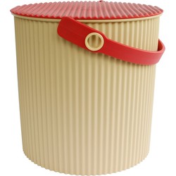 Hachiman Omnioutil Opbergemmer - M - Beige|Rood