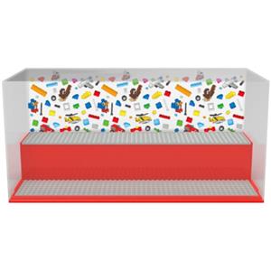 LEGO  Vitrine Iconic Minifigure, Rood - 