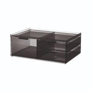 IDesign  Make-up Organizer, 3 Lades, Breed, 30.5 x 20.3 x 11.4 cm, Sm