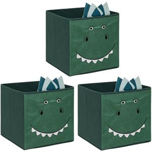 Atmosphera Opbergmand/kastmand dino - 3x - voor kinderen