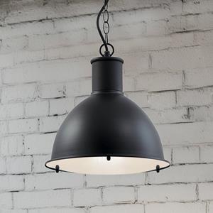 LINDBY Luciane buiten hanglamp, zwart, aluminium, Ø 31,8 cm