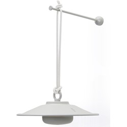 Fatboy Chap-O LED oplaadbare hanglamp, grijs, dimbaar, IP55