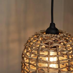 PR Home buiten hanglamp Cebu, Ø 17 cm, Lampakanay, stekker