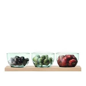 LSA L.S.A. Mia Tapasset op Serveerplank Set van 3 Stuks