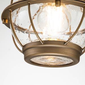 KICHLER Buiten hanglamp Bridgepoint, nautik-look messing