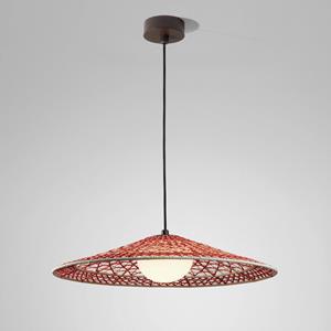 Bover LED buiten hanglamp Nans Balis S/55, bruin/rood