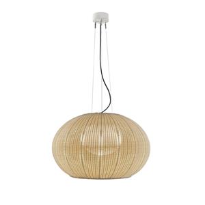 Bover LED buiten hanglamp Garota, wit/ivoorkleurig
