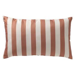 Dutch Decor Buiten Kussenhoes 30x50 cm - SIA - outdoor - roze & wit