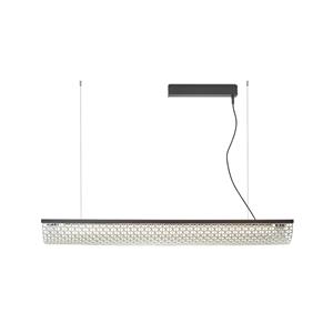 Bover LED hanglamp Nans Balis S/140, bruin/beige, 140 cm