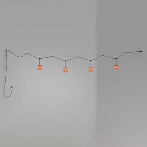 Bover Nans S/16/4L LED-buiten hanglamp, rood