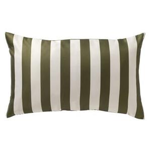 Dutch Decor Buiten Kussenhoes 30x50 cm - SIA - outdoor - groen & wit