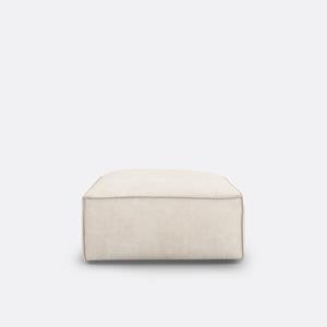 LA REDOUTE INTERIEURS Modulaire poef in geribd fluweel, Seven