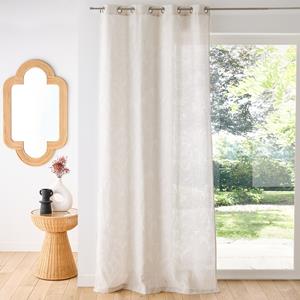 LA REDOUTE INTERIEURS Glasgordijn in jacquard met oogjes, Siamang