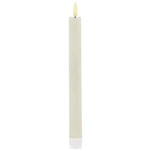 Vega Led-dinerkaarsen Ruri; 2x25 cm (ØxH); crème wit; 2 stuk / verpakking