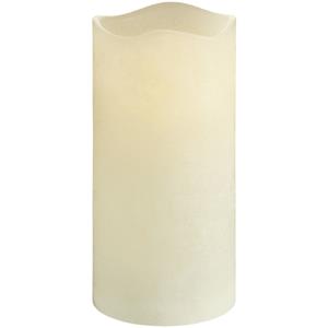 Vega LED-kaars Gardis; 10x20 cm (ØxH); crème wit; rond; 3 stuk / verpakking