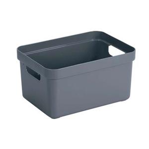 Sunware Sigma home box 13 liter - donkerblauw - 35,2x25,3x18,3 cm