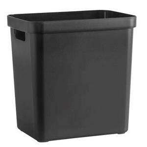 Leen Bakker Sigma home box 25 liter - zwart - 35,2x25,3x36,3 cm